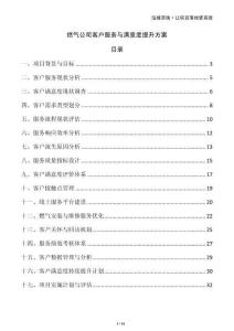 燃?xì)夤究蛻舴?wù)與滿意度提升方案