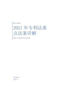 專(zhuān)利法重點(diǎn)法條詳解第四章教材(1)