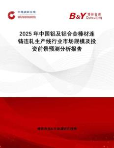 2025年中國鋁及鋁合金棒材連鑄連軋生產(chǎn)線行業(yè)市場規(guī)模及投資前景預(yù)測分析報告