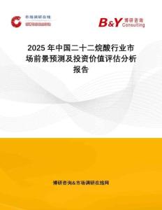 2025年中國二十二烷酸行業(yè)市場前景預測及投資價值評估分析報告