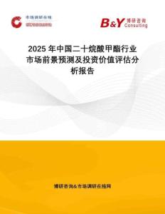 2025年中國二十烷酸甲酯行業(yè)市場前景預測及投資價值評估分析報告