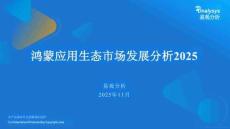 鴻蒙生態應用市場發展報告2025-易觀分析