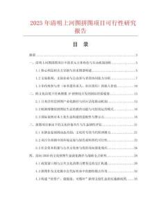 2025年清明上河圖拼圖項目可行性研究報告