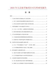 2025年人员钮手柄项目可行性研究报告