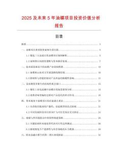 2025及未來5年油碟項(xiàng)目投資價(jià)值分析報(bào)告