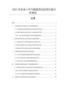 2025及未來5年方框鏈項目投資價值分析報告
