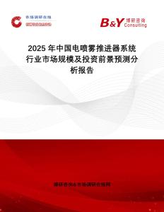 2025年中國電噴霧推進器系統行業市場規模及投資前景預測分析報告