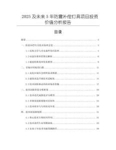 2025及未來5年防震補(bǔ)償燈具項目投資價值分析報告