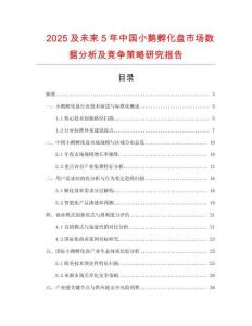 2025及未來5年中國小鵝孵化盤市場數據分析及競爭策略研究報告