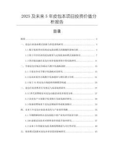 2025及未來5年皮包本項目投資價值分析報告