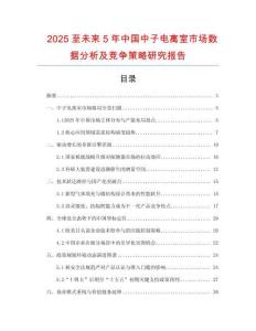 2025至未來5年中國中子電離室市場數據分析及競爭策略研究報告