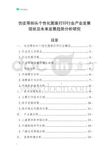 仿皮帶扣頭個性化圖案打印行業(yè)產(chǎn)業(yè)發(fā)展現(xiàn)狀及未來發(fā)展趨勢分析研究