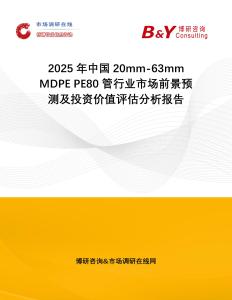 2025年中國20mm-63mm MDPE PE80管行業市場前景預測及投資價值評估分析報告