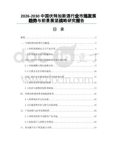 2026-2030中國伏特加斯酒行業(yè)市場發(fā)展趨勢與前景展望戰(zhàn)略研究報(bào)告