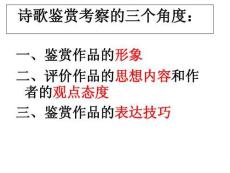 詩中的詩人形象