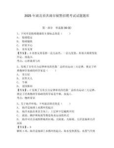 2025年湖北省洪湖市輔警招聘考試試題題庫含答案詳解【輕巧奪冠】