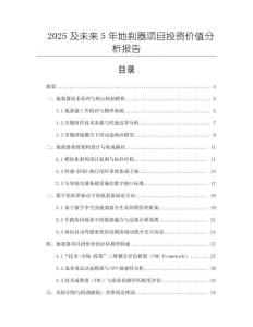 2025及未來5年地剎器項(xiàng)目投資價(jià)值分析報(bào)告