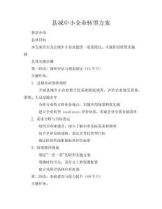 縣域中小企業(yè)AI轉(zhuǎn)型方案