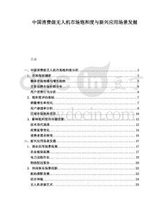 中國消費(fèi)級無人機(jī)市場飽和度與新興應(yīng)用場景發(fā)掘