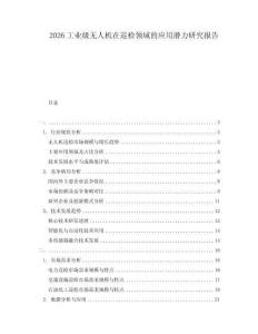 2026工业级无人机在巡检领域的应用潜力研究报告