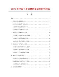 2025年中国千层软糖数据监测研究报告