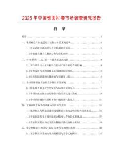 2025年中國(guó)錐面襯套市場(chǎng)調(diào)查研究報(bào)告
