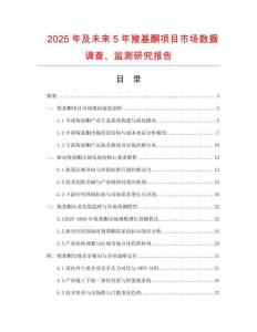 2025年及未來5年羧基酮項目市場數(shù)據(jù)調查、監(jiān)測研究報告