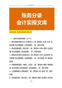 做賬實操-快餐店賬務處理分錄