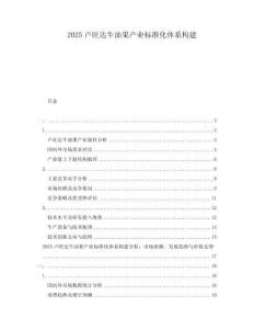 2025盧旺達牛油果產業標準化體系構建