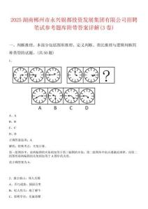 2025湖南郴州市永興銀都投資發(fā)展集團(tuán)有限公司招聘筆試參考題庫(kù)附帶答案詳解(3卷)
