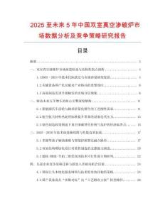 2025至未來5年中國雙室真空滲碳爐市場數據分析及競爭策略研究報告