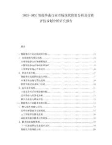2025-2030智能拳擊行業(yè)市場(chǎng)現(xiàn)狀供需分析及投資評(píng)估規(guī)劃分析研究報(bào)告
