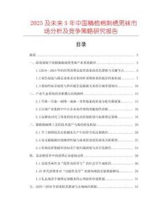 2025及未來5年中國精梳棉刺繡男襪市場分析及競爭策略研究報告