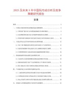 2025及未來5年中國阮市場分析及競爭策略研究報告