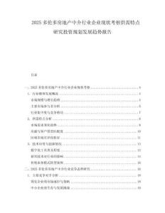 2025多倫多房地產(chǎn)中介行業(yè)企業(yè)現(xiàn)狀考察供需特點研究投資規(guī)劃發(fā)展趨勢報告