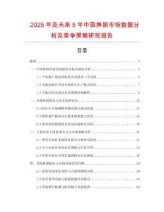 2025年及未來5年中國撣刷市場數(shù)據(jù)分析及競爭策略研究報告