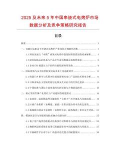 2025及未來5年中國串燒式電烤爐市場數(shù)據(jù)分析及競爭策略研究報告