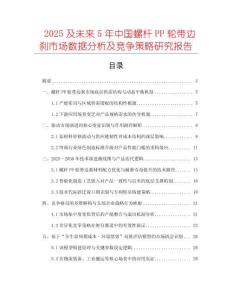 2025及未來(lái)5年中國(guó)螺桿PP輪帶邊剎市場(chǎng)數(shù)據(jù)分析及競(jìng)爭(zhēng)策略研究報(bào)告
