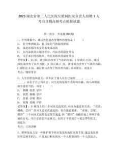2025湖北省第三人民醫(yī)院互聯(lián)網(wǎng)醫(yī)院負(fù)責(zé)人招聘1人考前自測高頻考點(diǎn)模擬試題及答案詳解（網(wǎng)校專用）