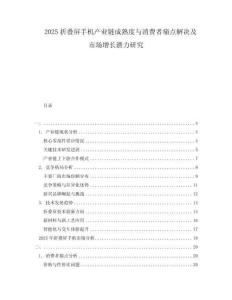 2025折疊屏手機產業鏈成熟度與消費者痛點解決及市場增長潛力研究