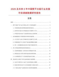 2025及未來5年中國熨平光板行業(yè)發(fā)展市場調(diào)查數(shù)據(jù)研究報告