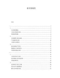 新興領(lǐng)域類