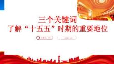 三個關(guān)鍵詞了解十五五時期的重要地位專題學習