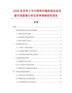 2025及未来5年中国带纱窗彩铝合金拉窗市场数据分析及竞争策略研究报告