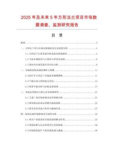 2025年及未來(lái)5年方形法蘭項(xiàng)目市場(chǎng)數(shù)據(jù)調(diào)查、監(jiān)測(cè)研究報(bào)告