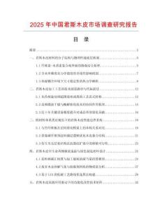 2025年中國君斯木皮市場(chǎng)調(diào)查研究報(bào)告