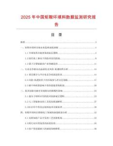 2025年中國矩鞍環(huán)填料數(shù)據(jù)監(jiān)測研究報告
