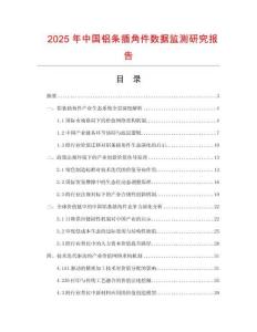 2025年中国铝条插角件数据监测研究报告