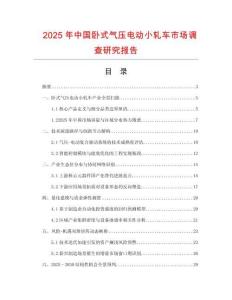 2025年中國臥式氣壓電動小軋車市場調(diào)查研究報告