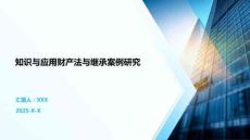 知識(shí)與應(yīng)用財(cái)產(chǎn)法與繼承案例研究
